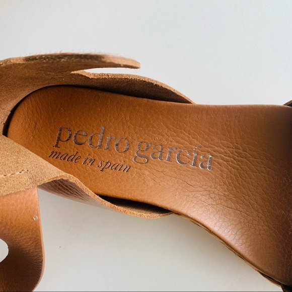 Pedro Garcia Jaida Metallic Leather Sandals - Picture 6 of 7